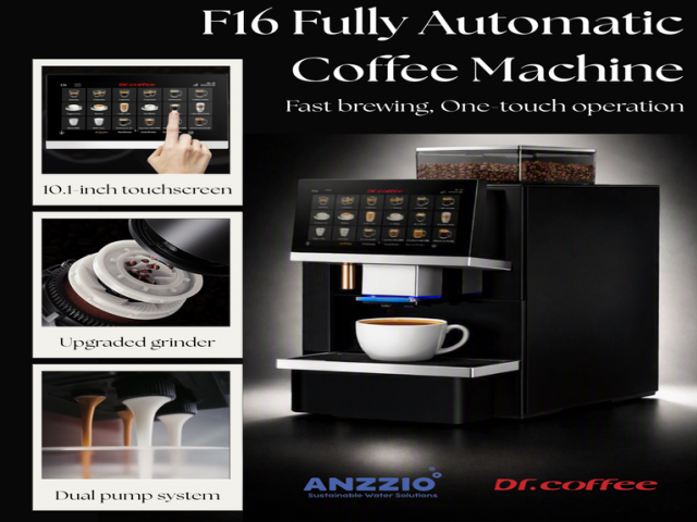 One-Touch Coffee: Dr. Coffee F16 in Action
