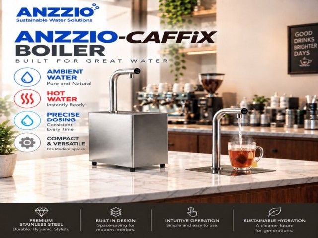 Hot or Ambient. Watch the Anzzio-CAFFiX Boiler in Action.